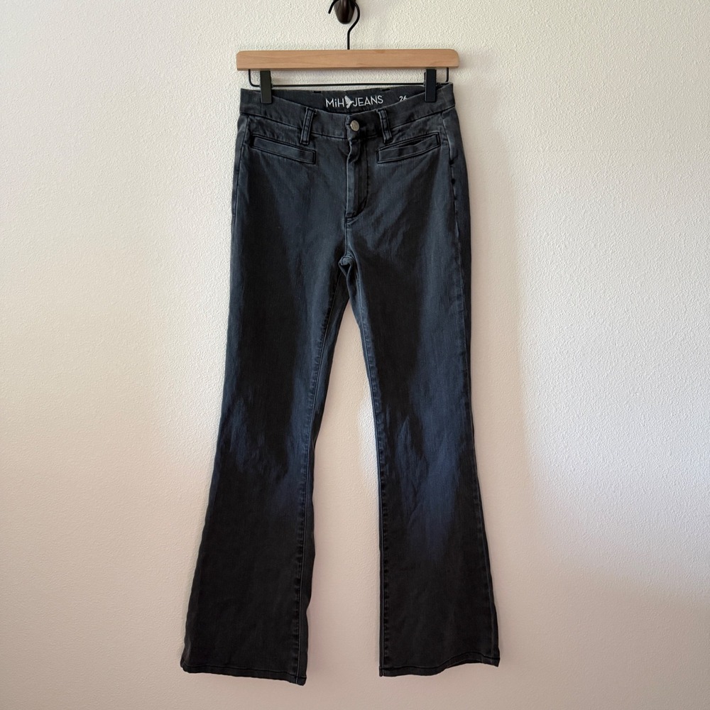 MIH JEANS Womens Jeans Marrakesh Kick Flare Indie Sleaze Boho 26